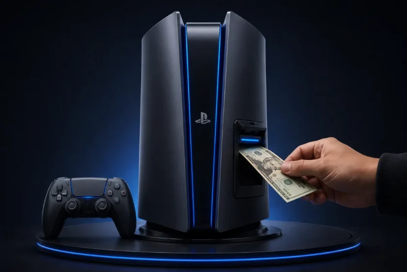 Нейросетевой концепт PlayStation 6 в виде купюроприёмника