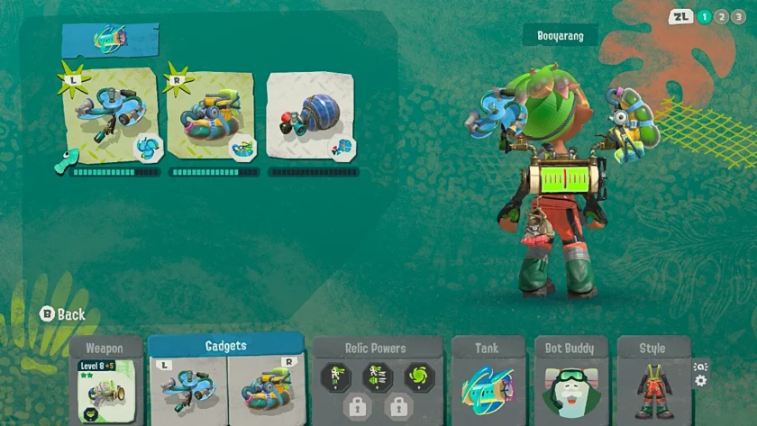 Splatoon Raiders: использование гаджетов (Gadgets)