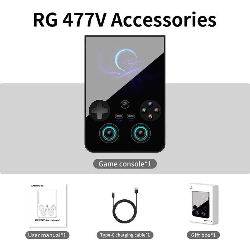Anbernic RG 477V чёрный с аксессуарами